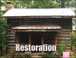 Historic Log Cabin Restoration  Jeff Davis County, Georgia